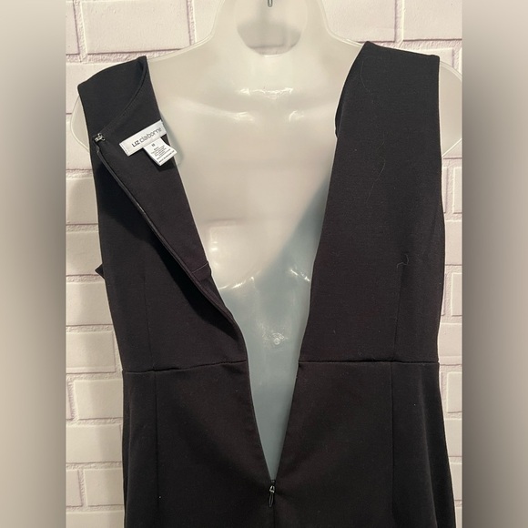 LIZ CLAIBORNE sleeveless black dress/size 10 - Picture 4 of 7